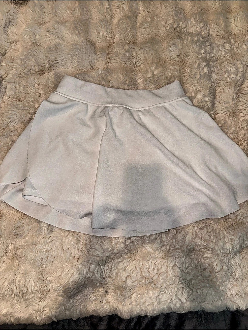 SHEIN High Waist White Tennis Skort Mini Skirt Small